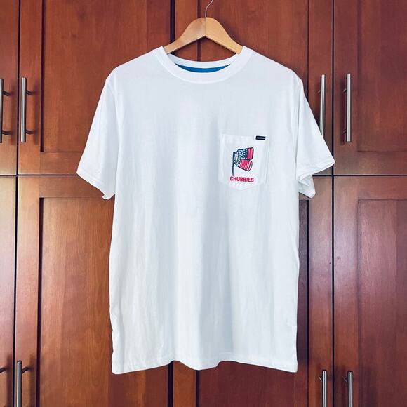 Chubbies Tee Shirt Graphic Short Sleeve White Size Medium - Picture 3 of 9